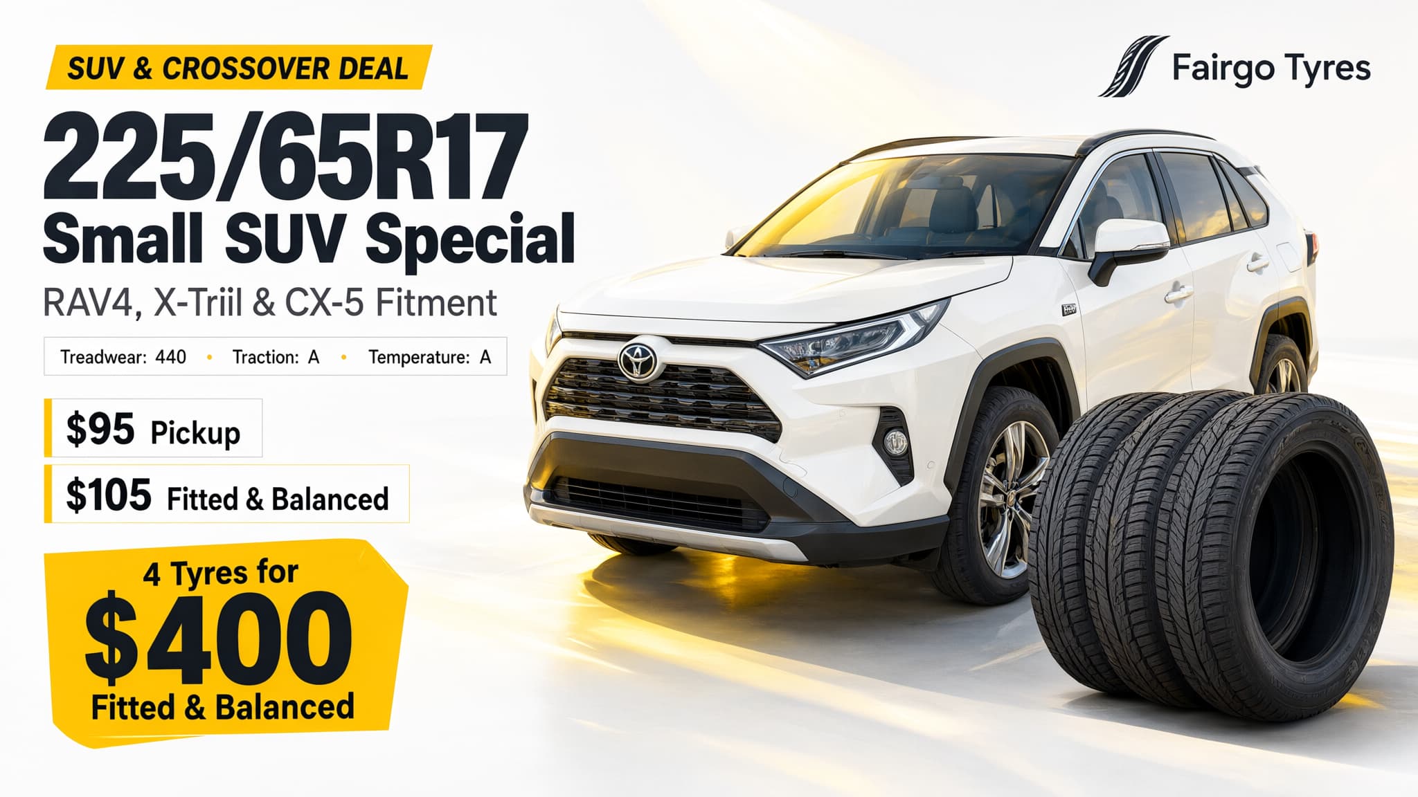 Crossover deal for Rav 4 and Small SUV
